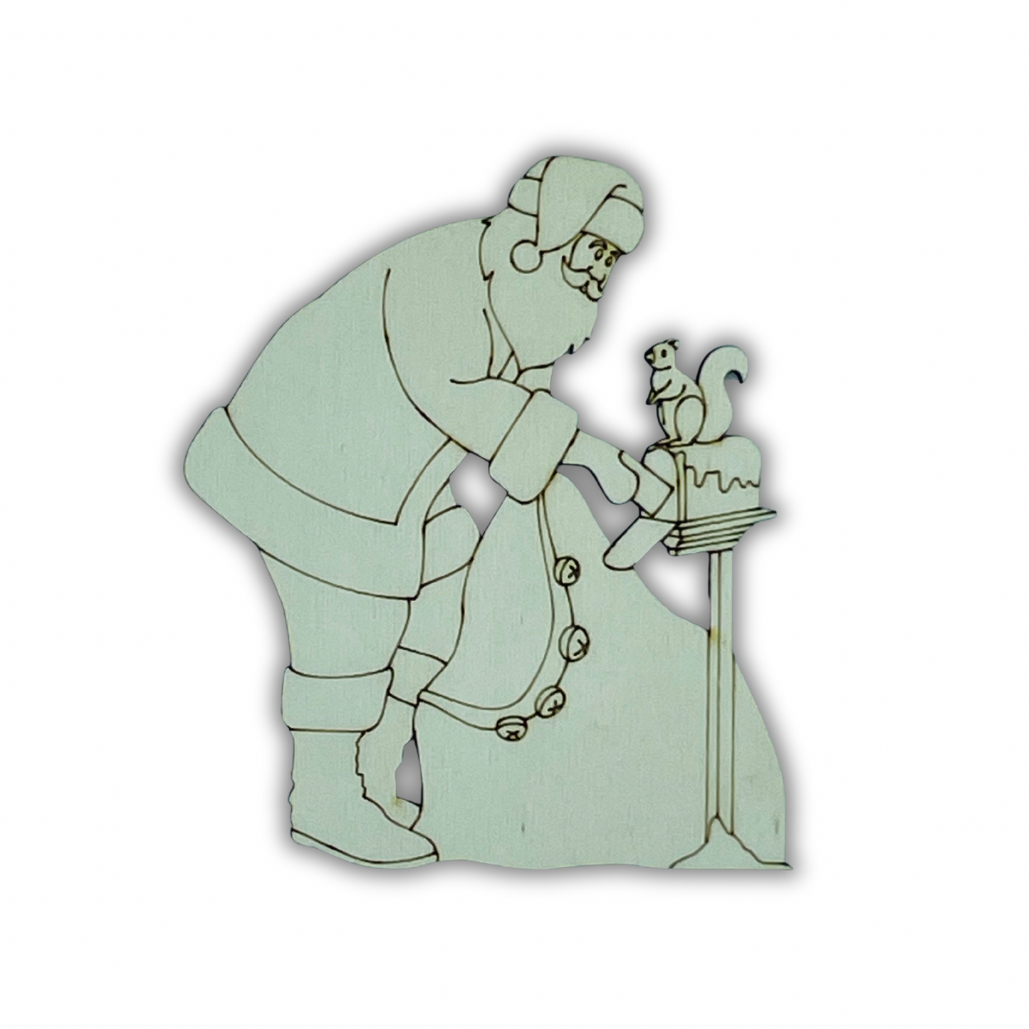 Babbo Natale con scoiattolo Out of the Wood