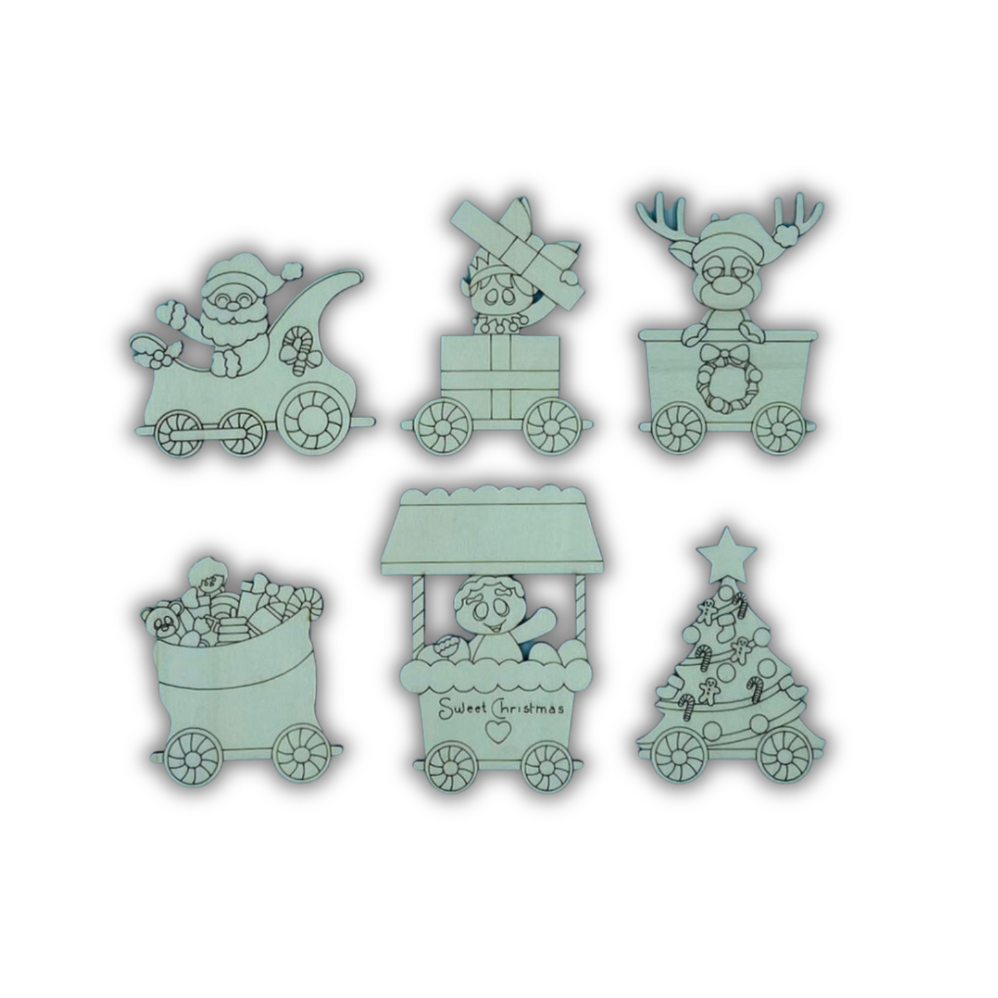 Kit trenino di Natale Out of the Wood