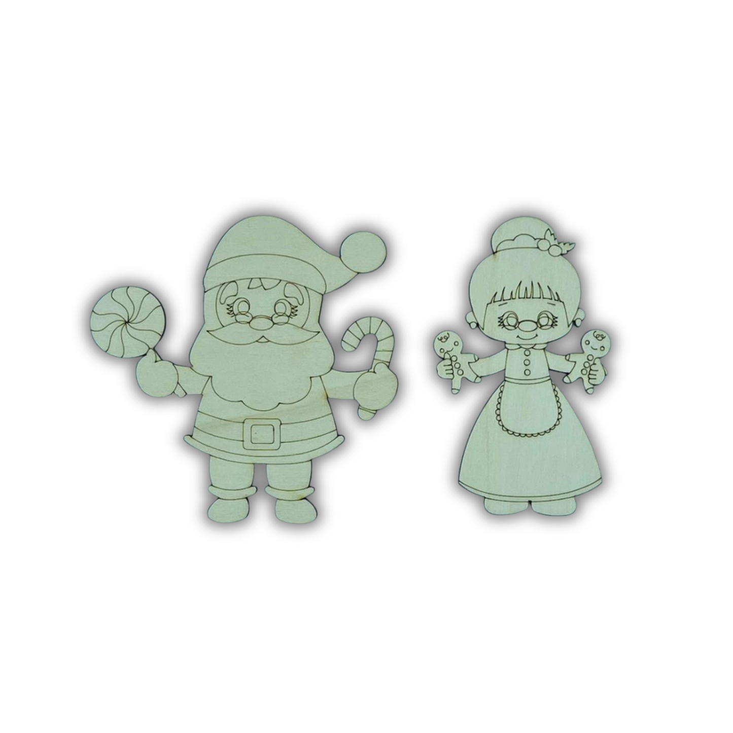 Kit Mr & Mrs Claus Out of the Wood