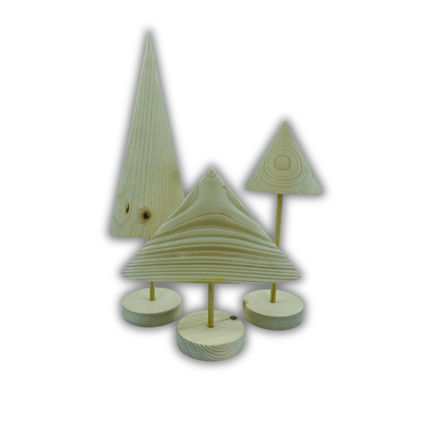 CARTAMODELLO -pattern-“NATIVITY TREES” (CON TRADUZIONE IN ITALIANO) by Maxine Thomas Out of the Wood