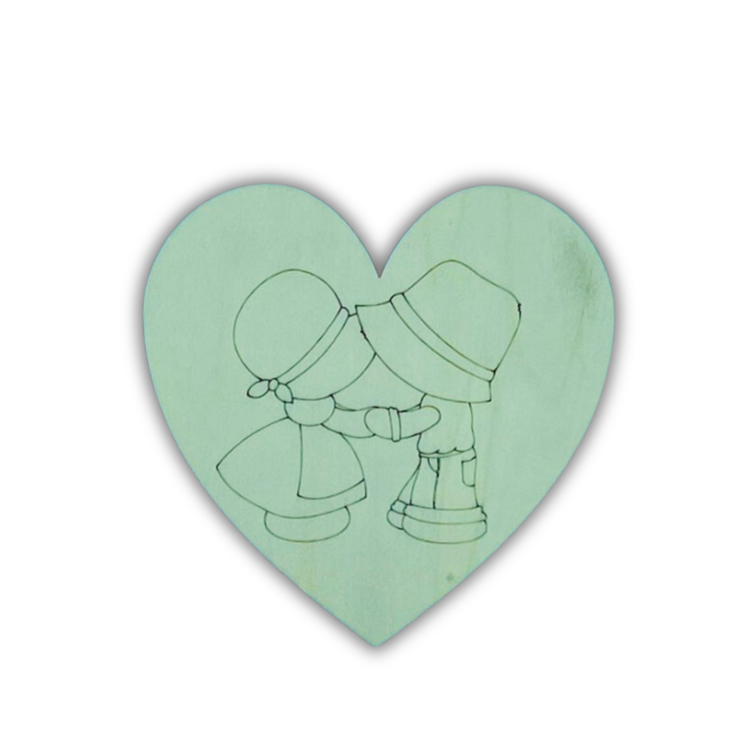 Coppia Bimbi dentro cuore Out of the Wood