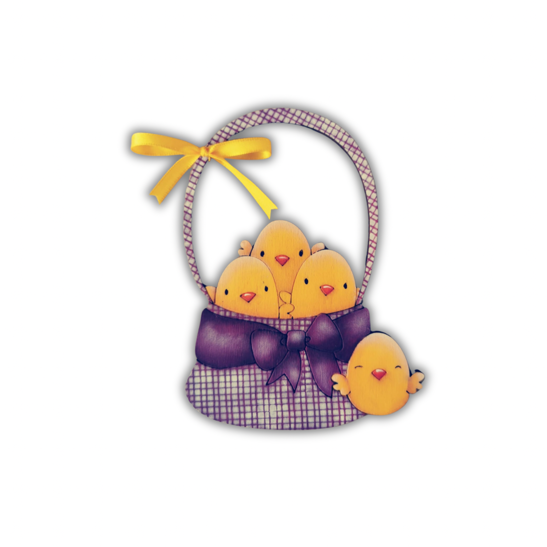 Pulcini su cestino Out of the Wood