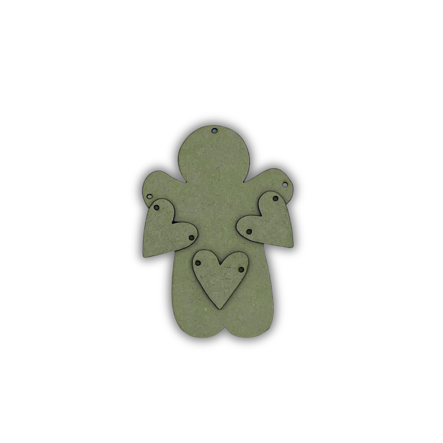 Ginger mattarello verticale ornament Out of the Wood