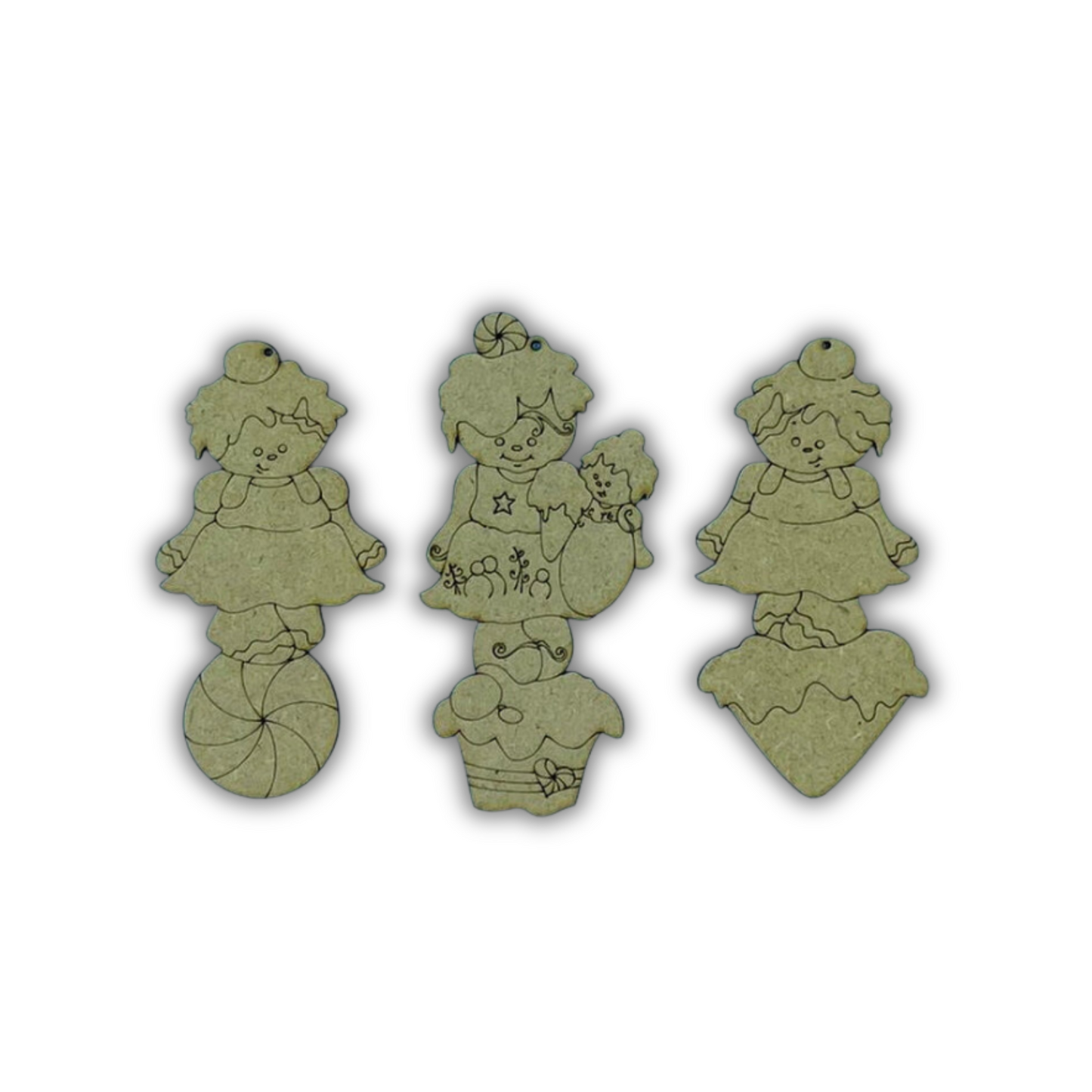 Gingerbread ornament Out of the Wood