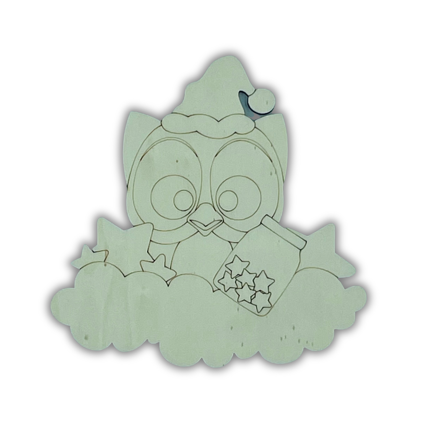 Gufetto con barattolo di stelle Out of the Wood