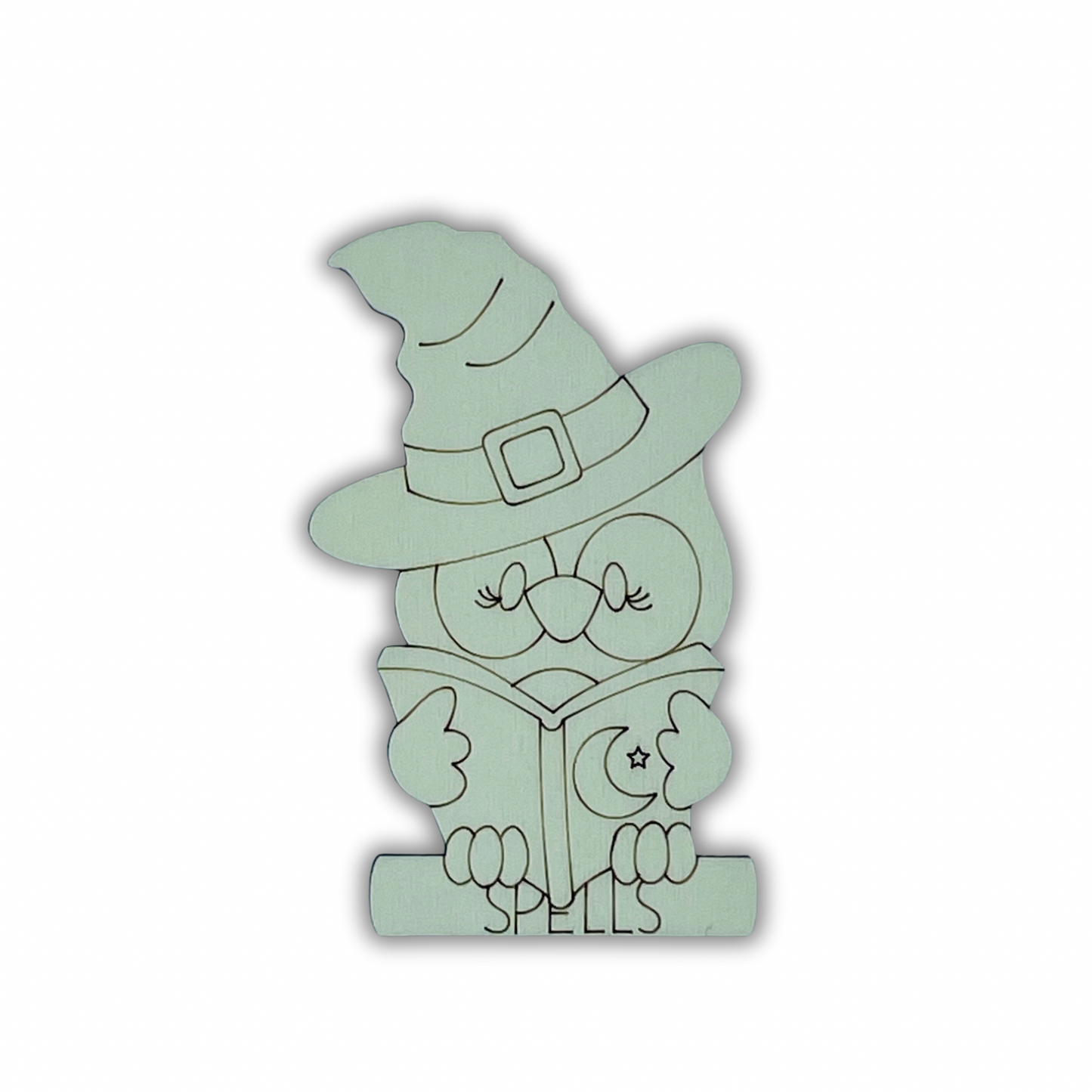 Gufetto Halloween con libro Out of the Wood