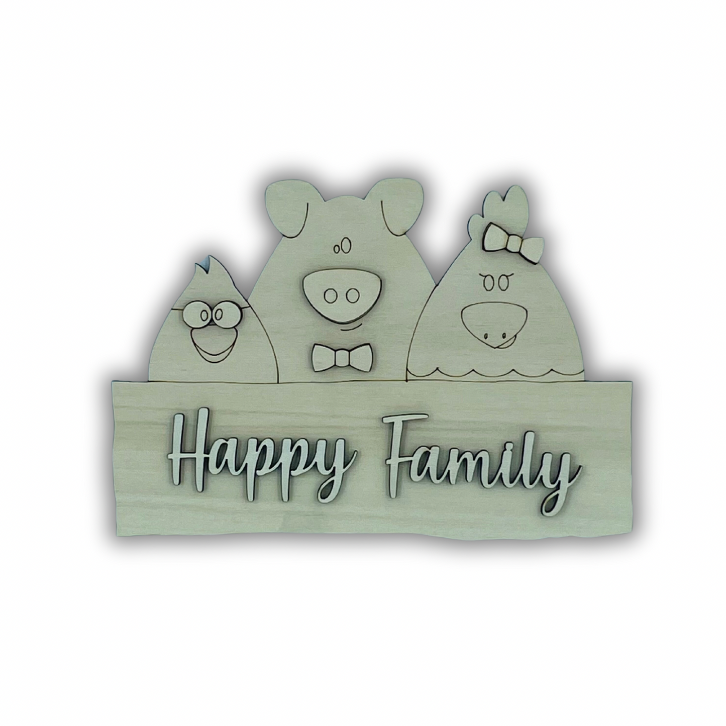 Happy Family (3 animali) Out of the Wood
