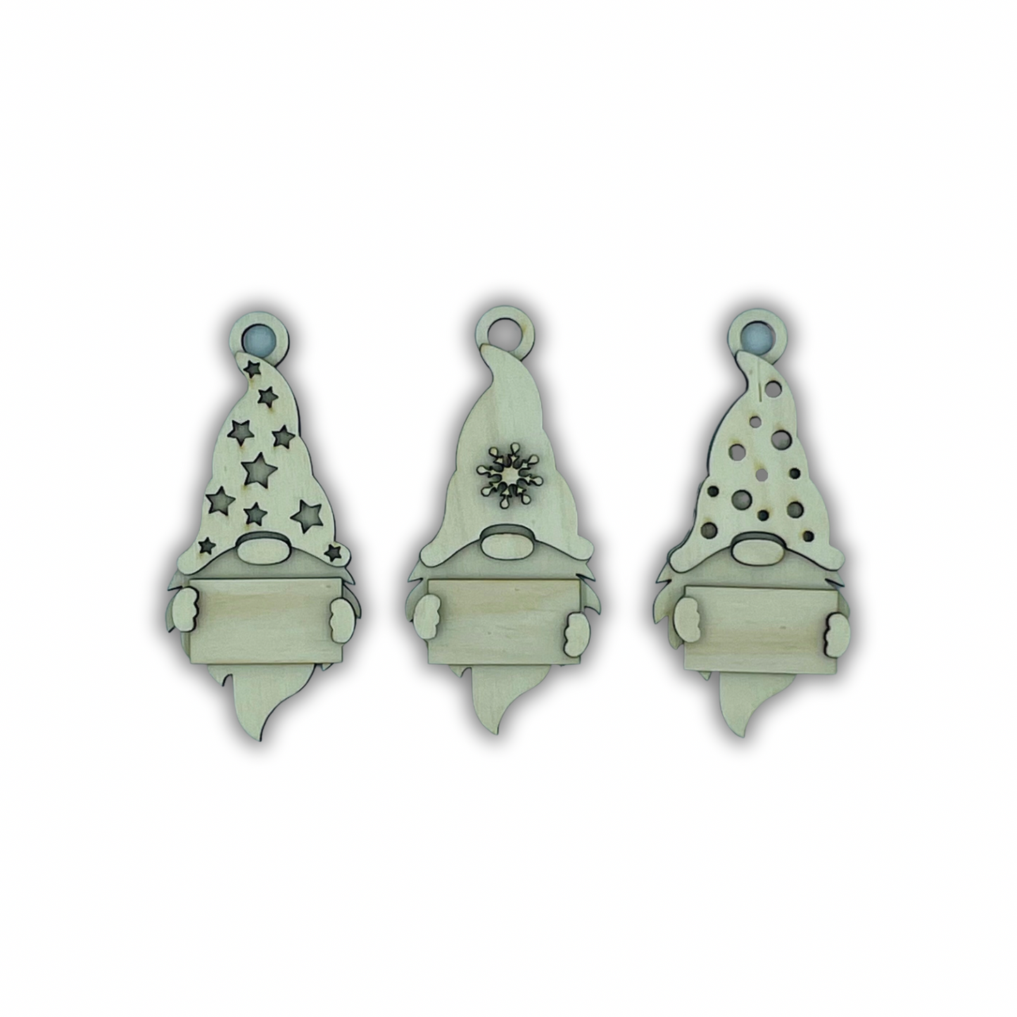 Happy gnomes trio Out of the Wood