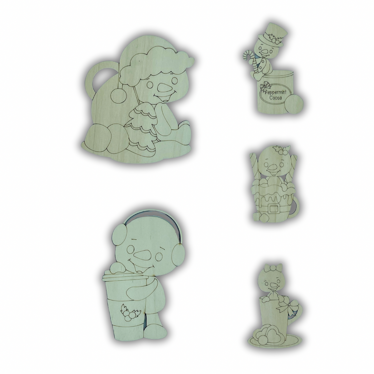 Kit pupazzetti di neve Out of the Wood