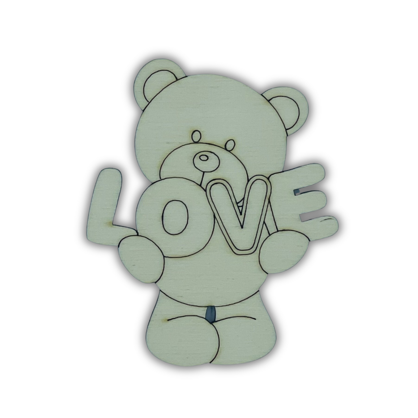 Orsetto scritta love Out of the Wood