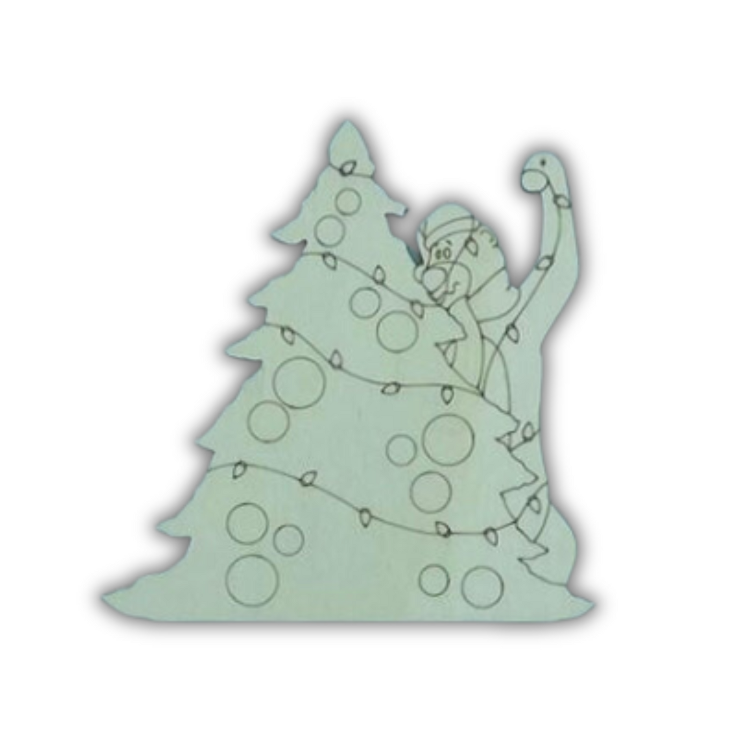 Orso con luci di Natale Out of the Wood