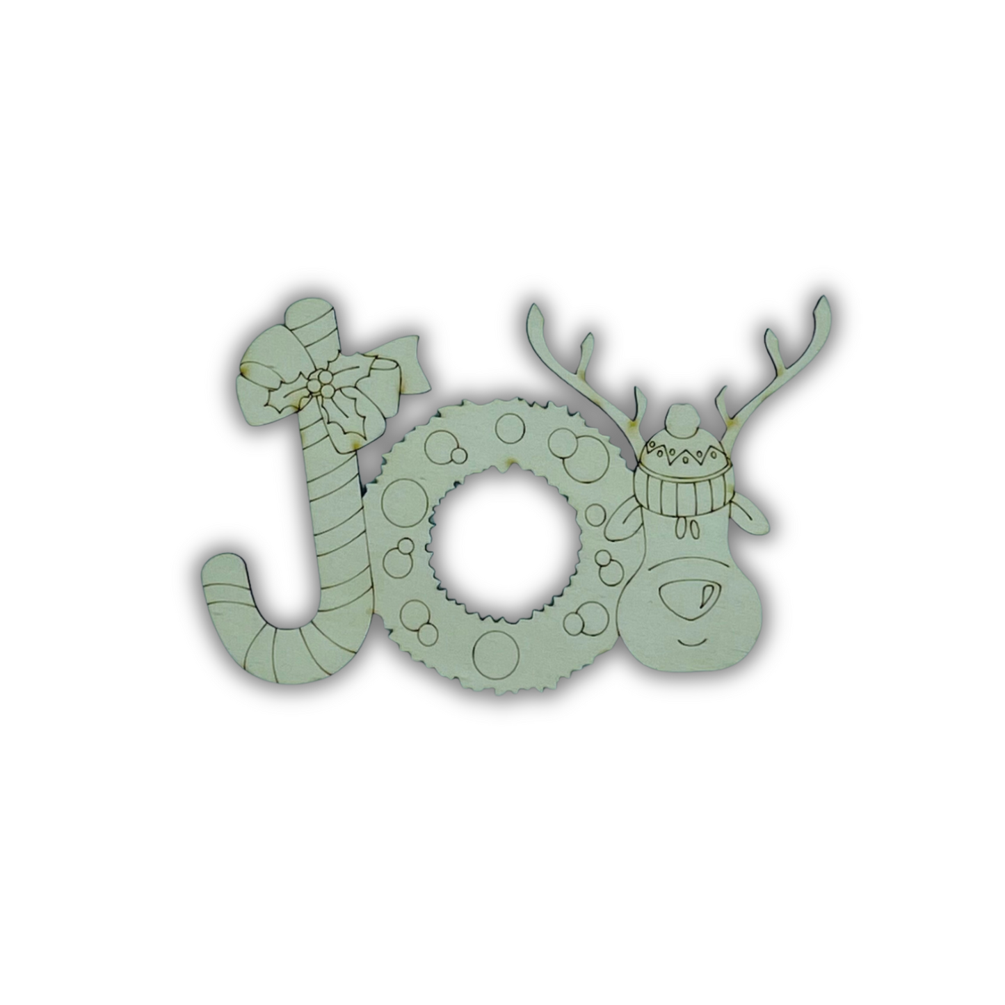 Renna scritta joy Out of the Wood