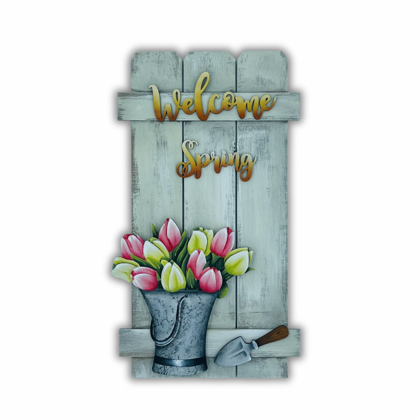 Secchiello con tulipani Out of the Wood