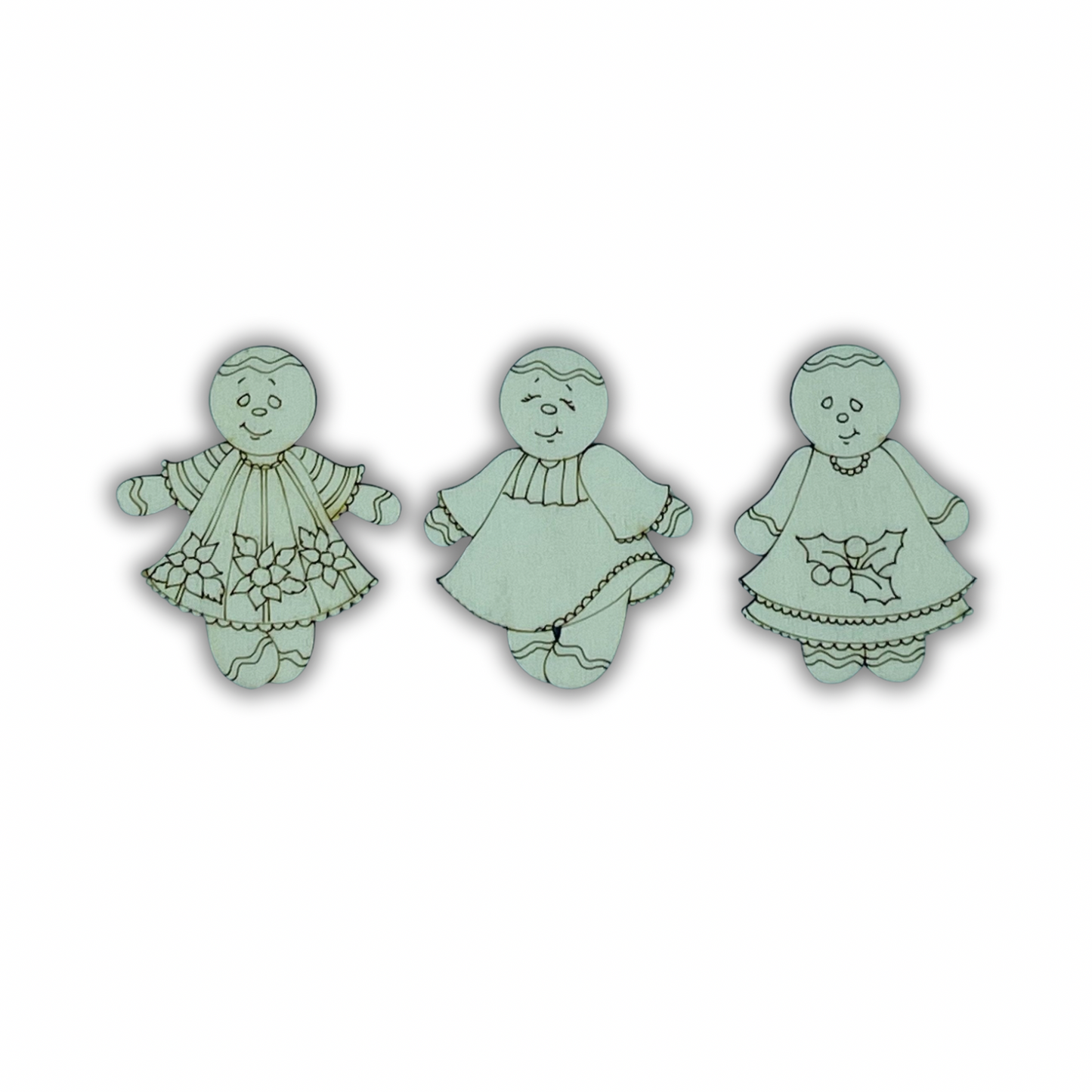 Set 3 Gingerine Out of the Wood