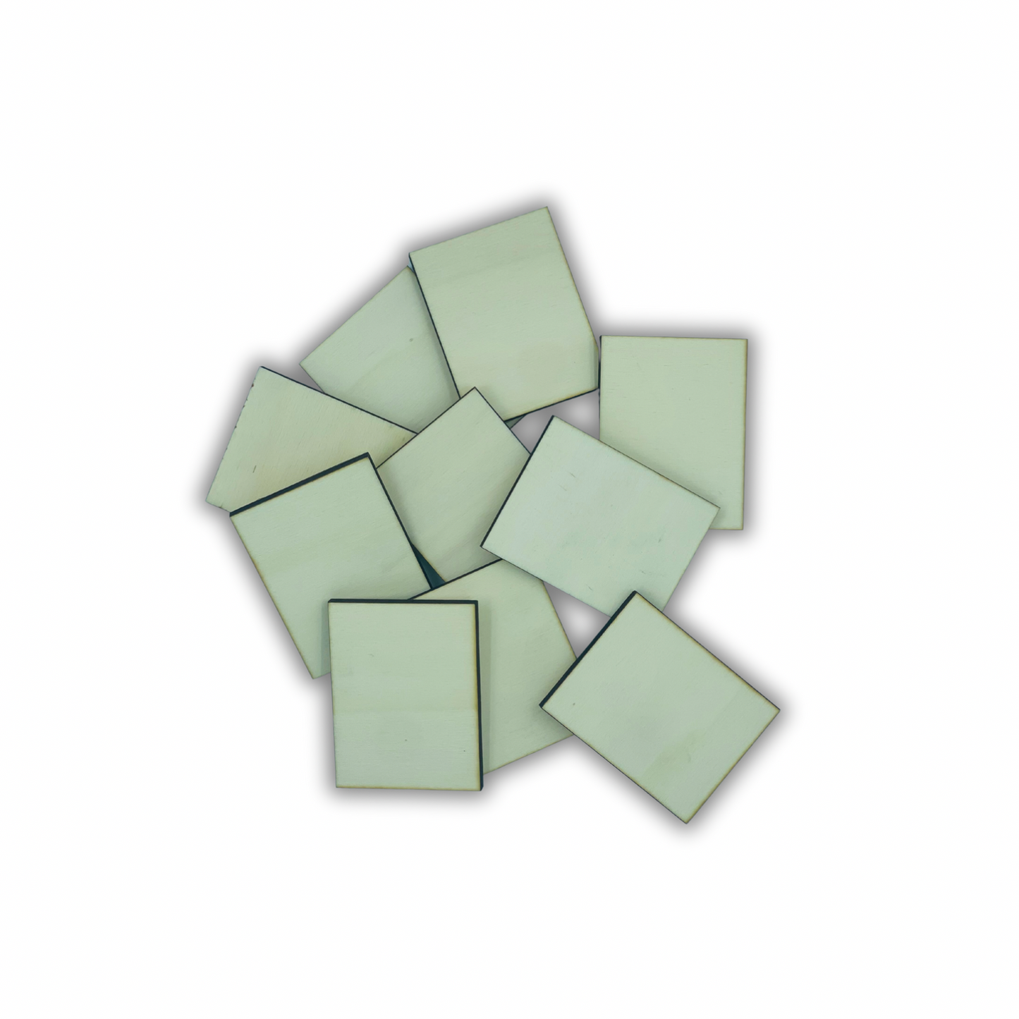 OUTLET 10 pezzi rettangoli 6x8 cm circa 6 mm spessore Out of the Wood