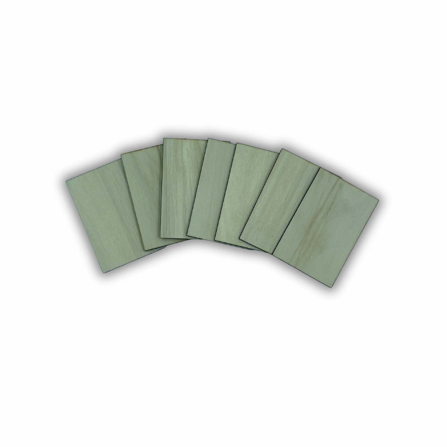 OUTLET 7 pezzi rettangoli 11,5x7,5 cm circa 4 mm spessore Out of the Wood