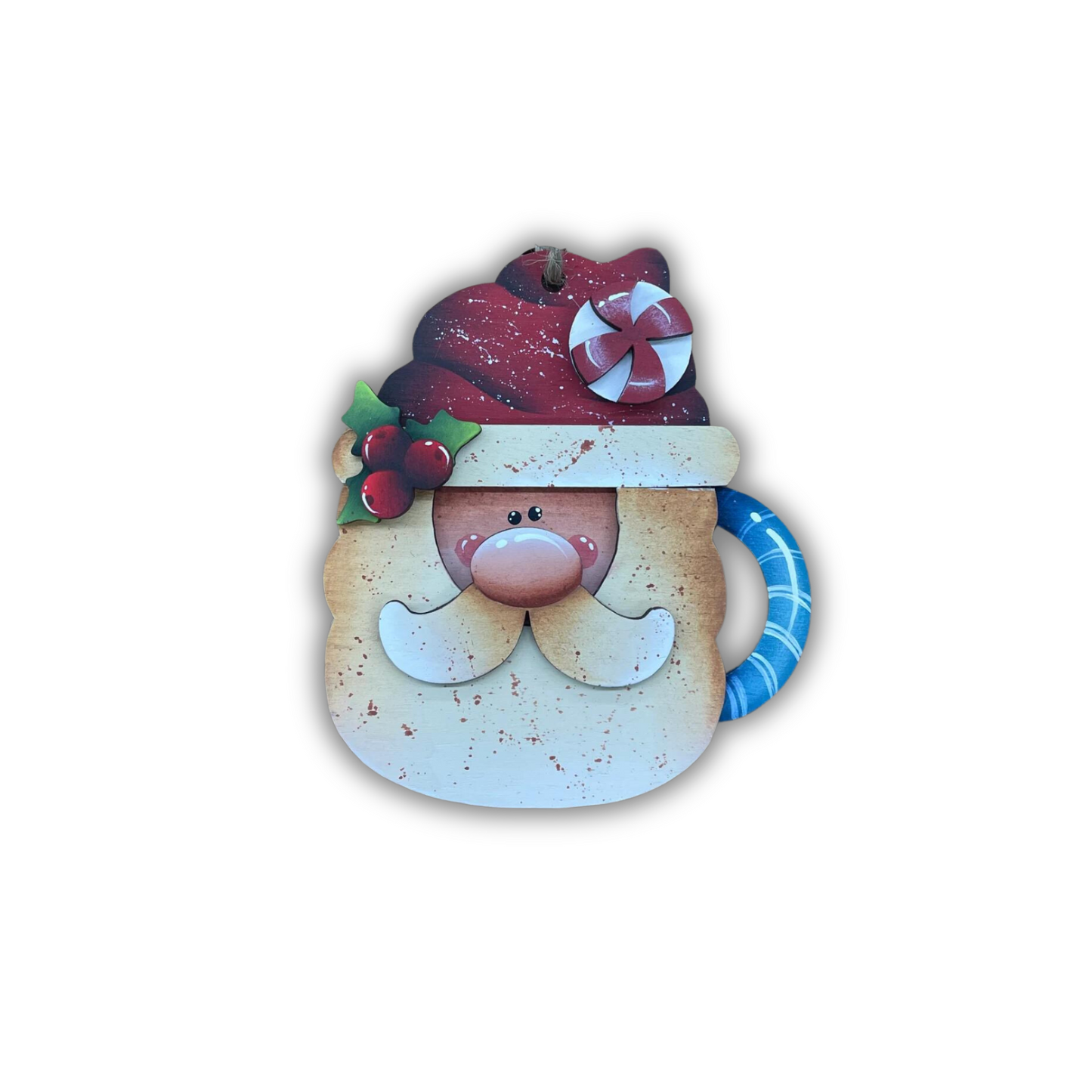 Kit Santa ornaments Out of the Wood