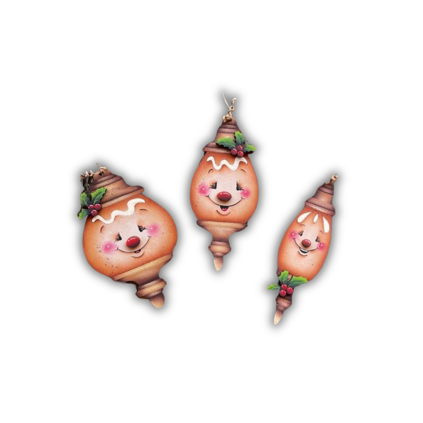 Tree little ginger ornament Out of the Wood