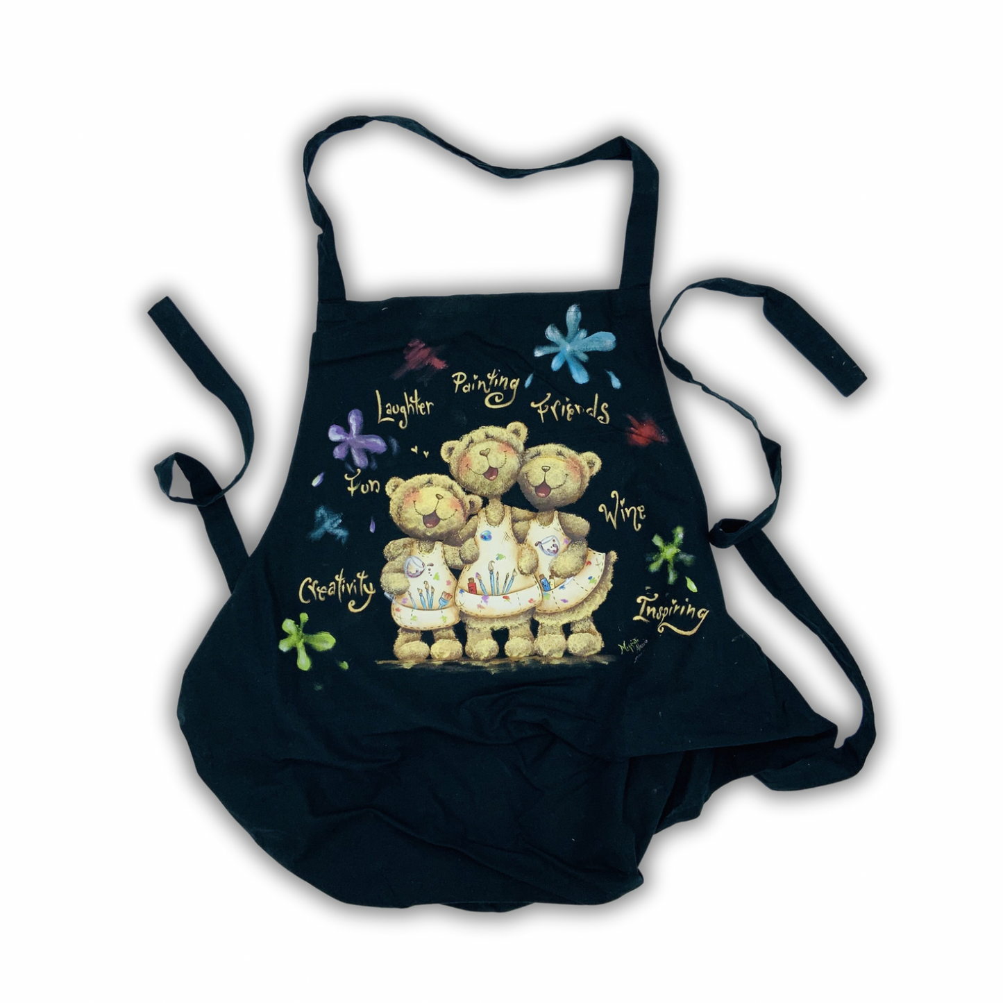 CARTAMODELLO -Painting friends apron by HOLLY HANLEY (TRADOTTO IN ITALIANO) Out of the Wood