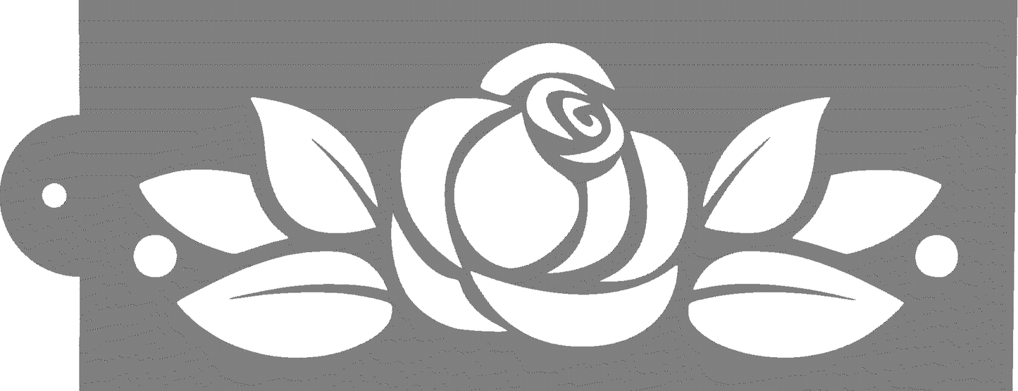 Rosa con foglie Out of the Wood