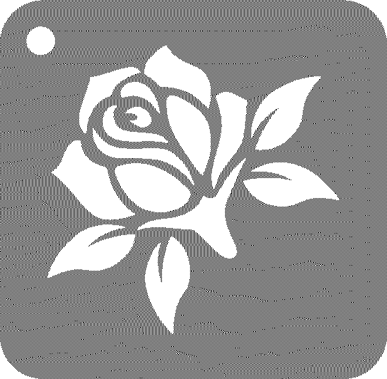 Rosa con foglie Out of the Wood