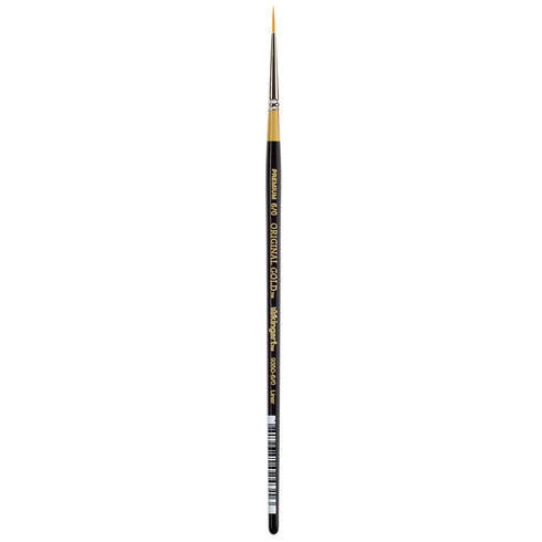 KINGART® Original Gold® 9350 Liner Series, Premium Golden Taklon Multimedia Artist Brushes Out of the Wood