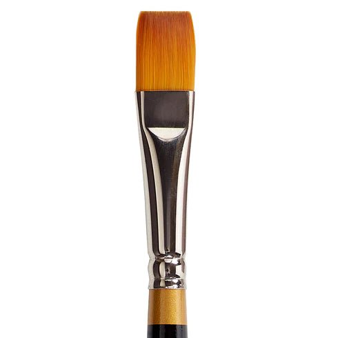 KINGART® Original Gold® 9550 Wash Glaze Series, Premium Golden Taklon Multimedia Artist Brushes Out of the Wood