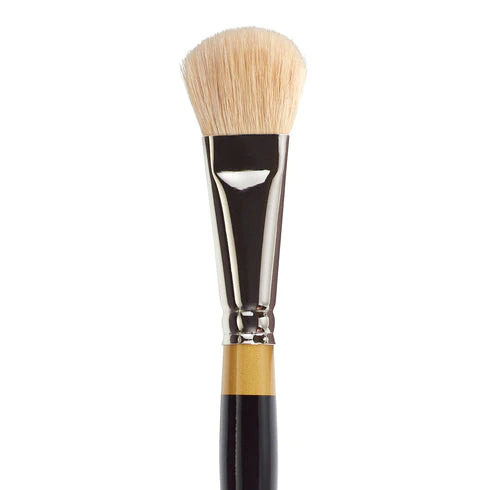 KINGART® Original Gold® 9270 Oval Mop Super Soft Natural Goat Hair Series Premium Multimedia Artist Brushes Out of the Wood