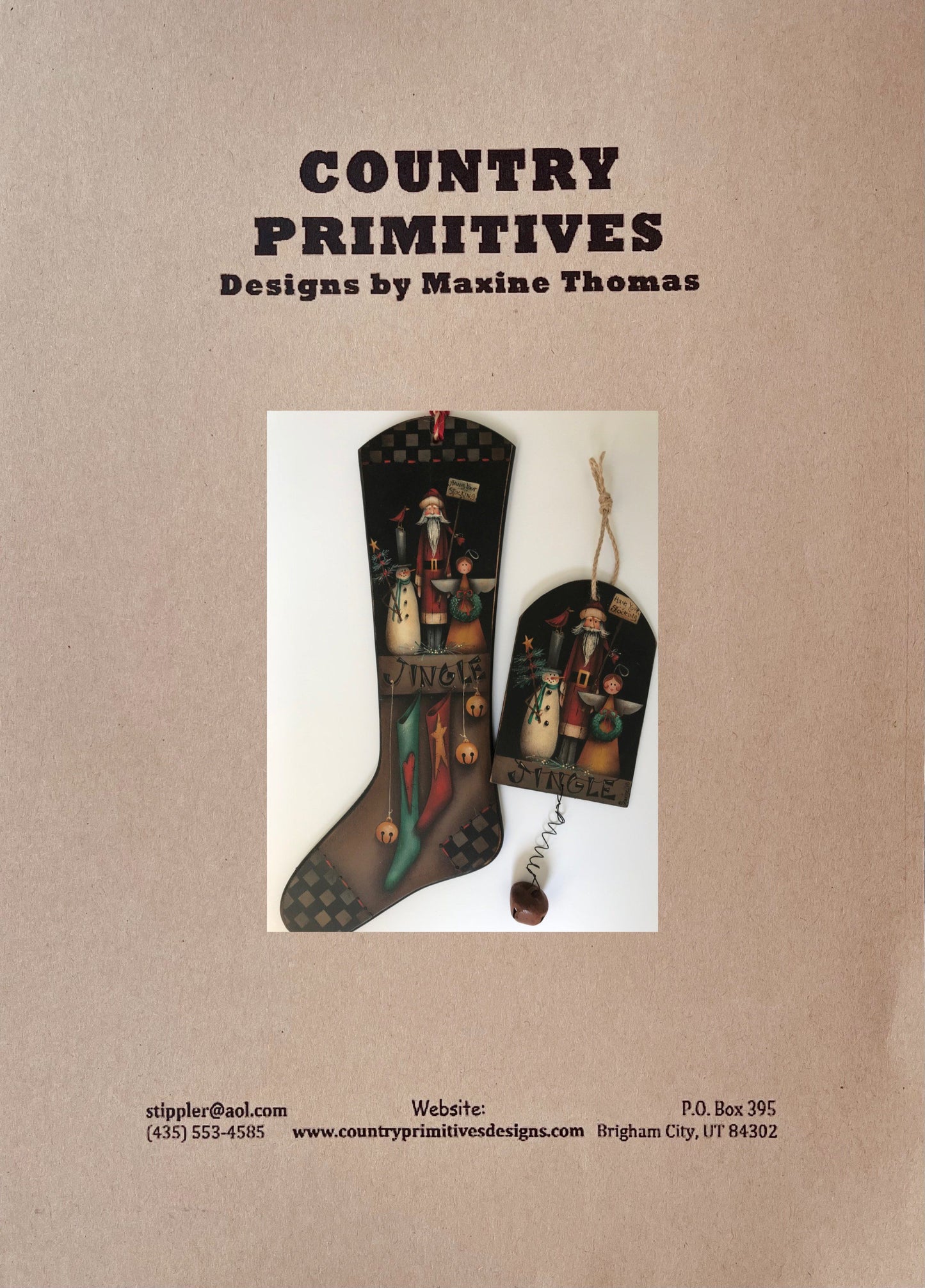 CARTAMODELLO -pattern-“ Hang your stocking “ (CON TRADUZIONE IN ITALIANO) by Maxine Thomas - Out of the Wood