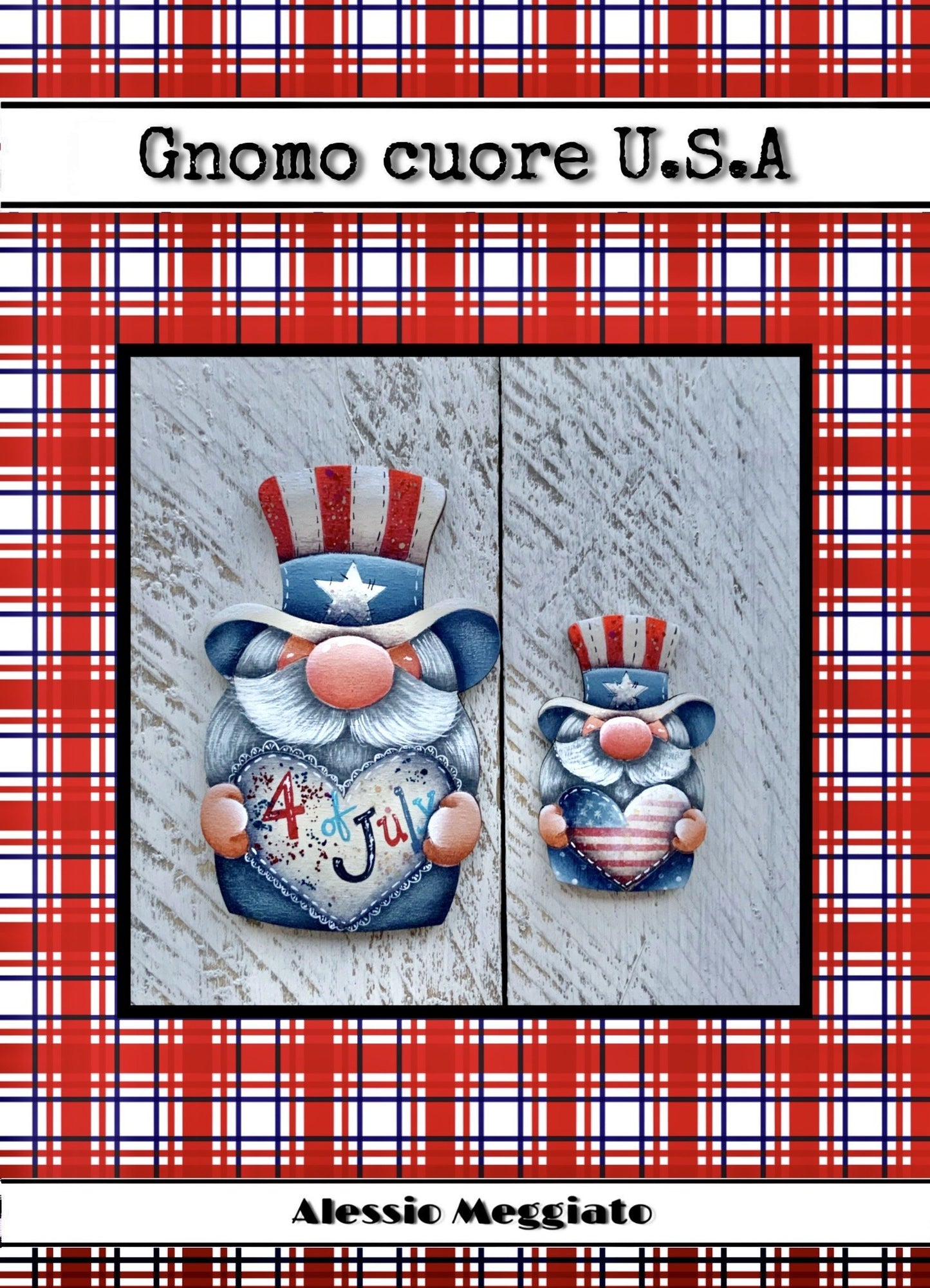 E-Pattern Gnomo cuore America (italiano) - Out of the Wood