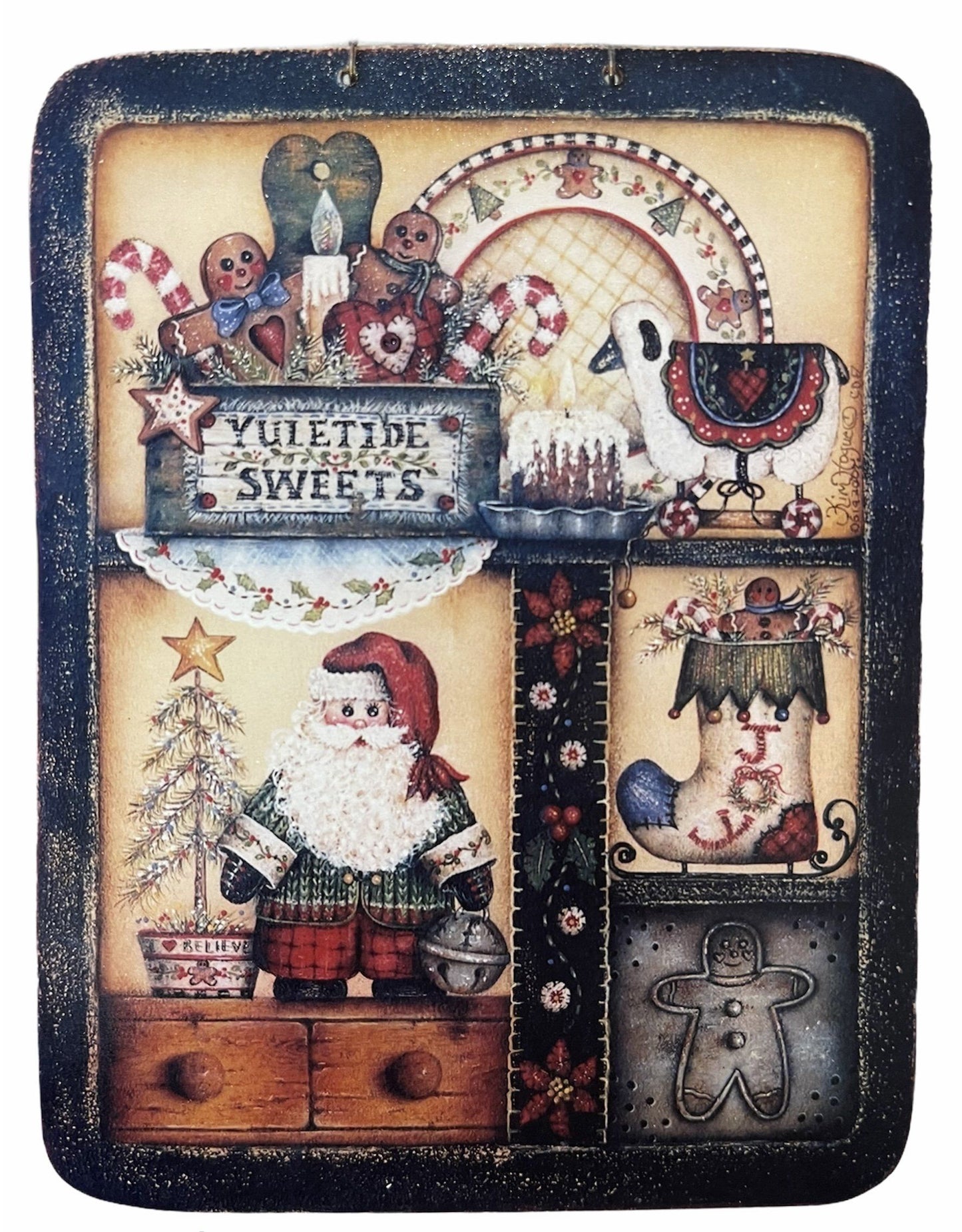 Pannello kim Yuletide sweet ( zoom class con Alessio Meggiato) - Out of the Wood