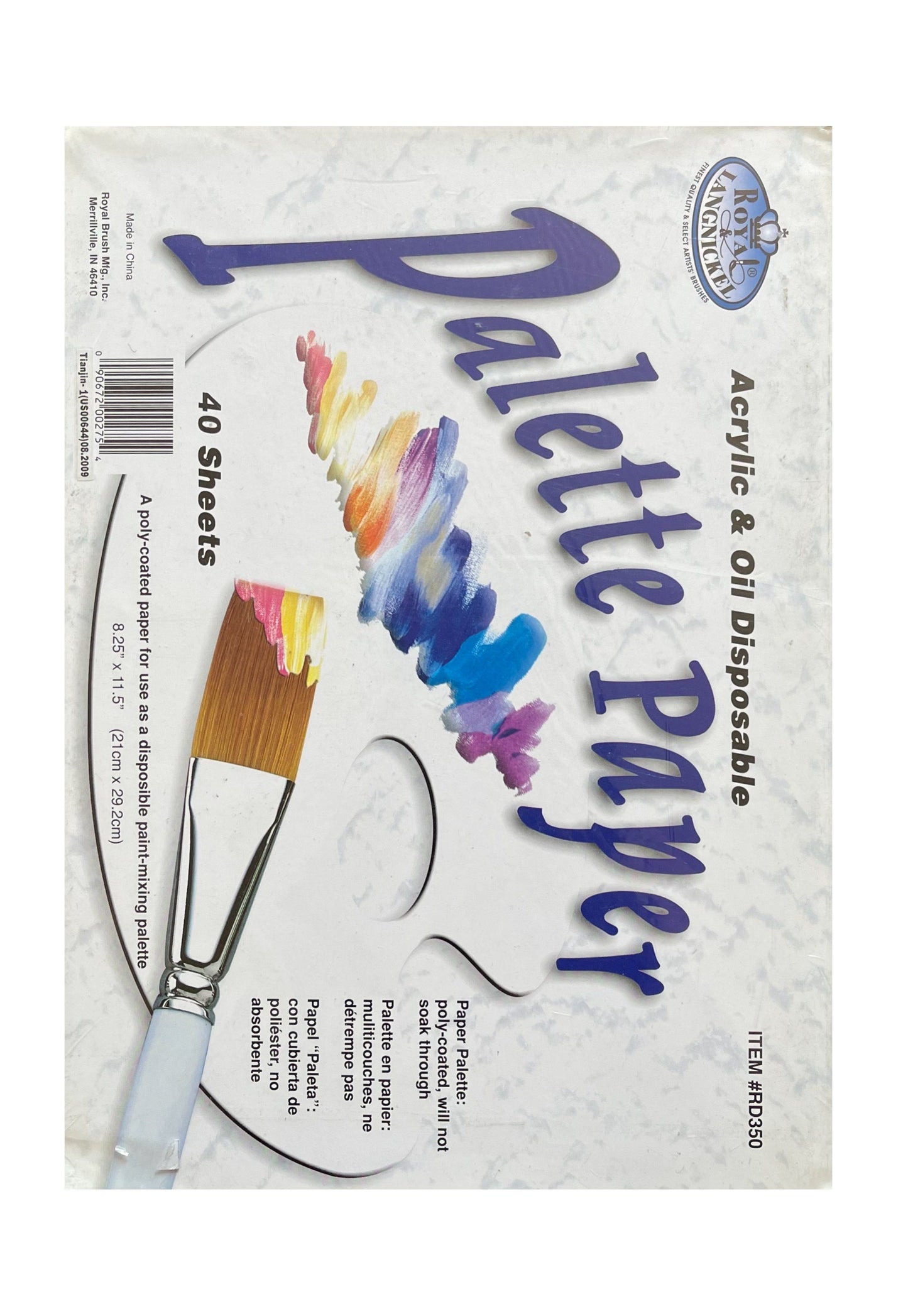 Paper palette (40 fogli)- BIANCA- - Out of the Wood