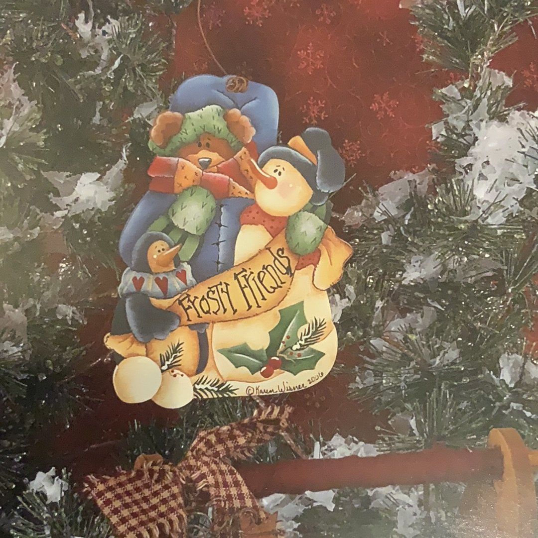 4 Warm fuzzy ornament - Out of the Wood