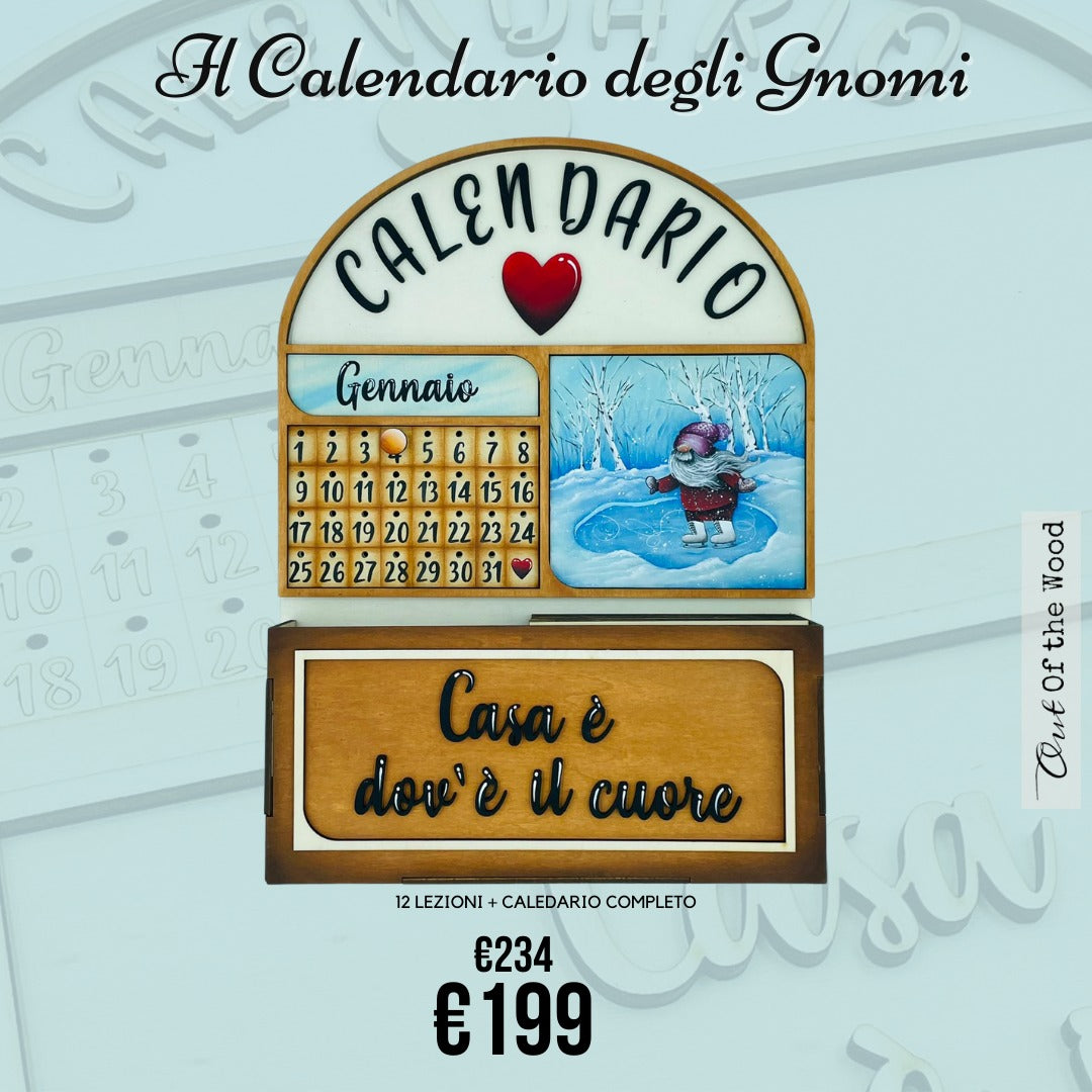 Calendario degli gnomi Out of the Wood