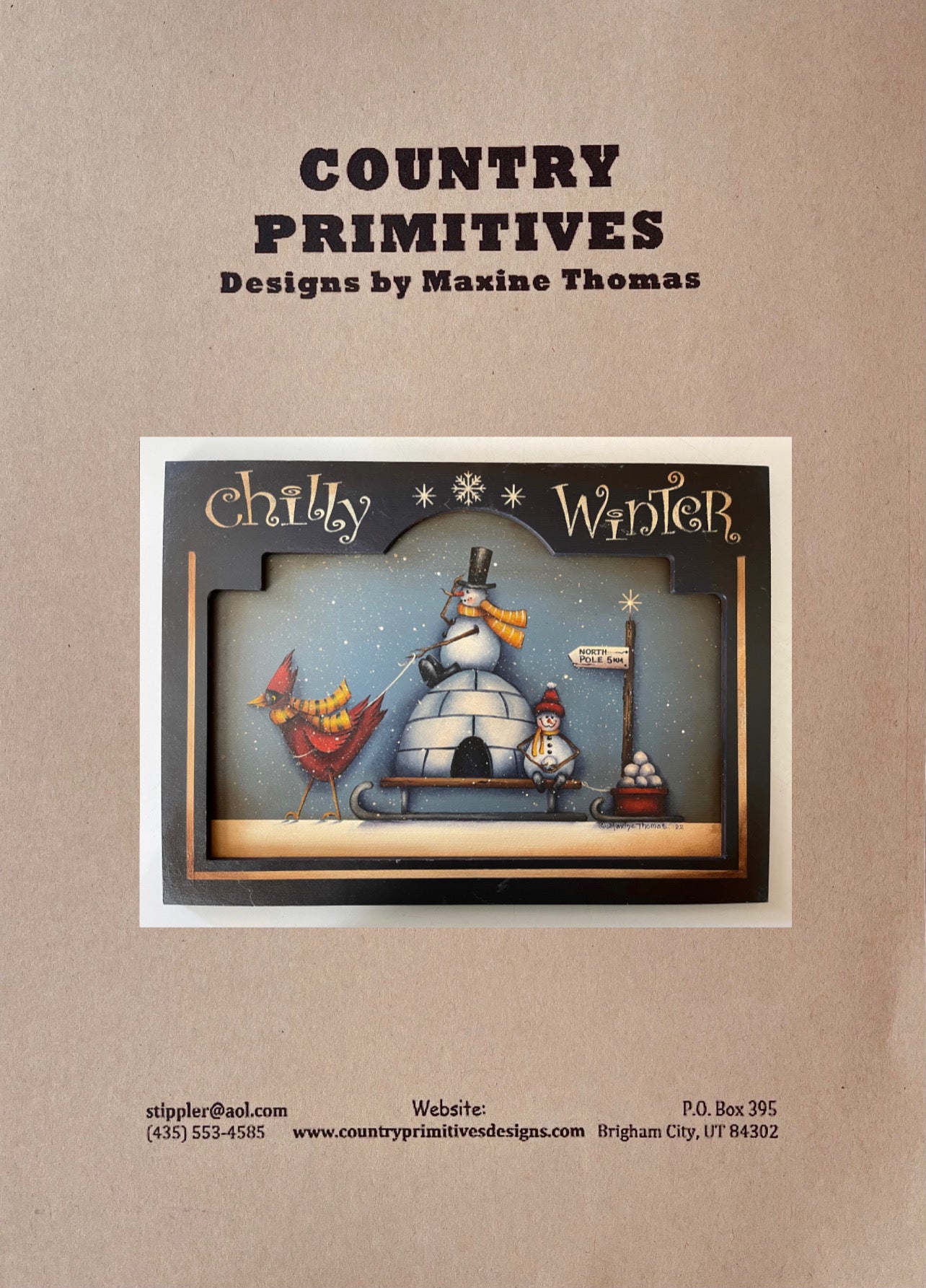 CARTAMODELLO -pattern-“Chilly winter “ CON TRADUZIONE IN ITALIANO by Maxine Thomas Out of the Wood