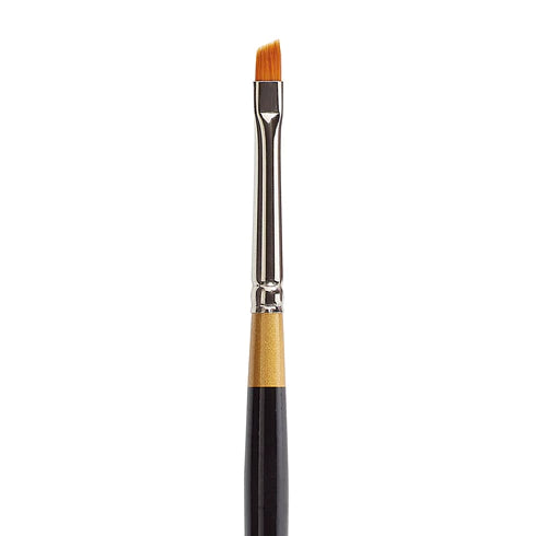KINGART® Original Gold® 9400 Angle Shader Series, Premium Golden Taklon Multimedia Artist Brushes Out of the Wood