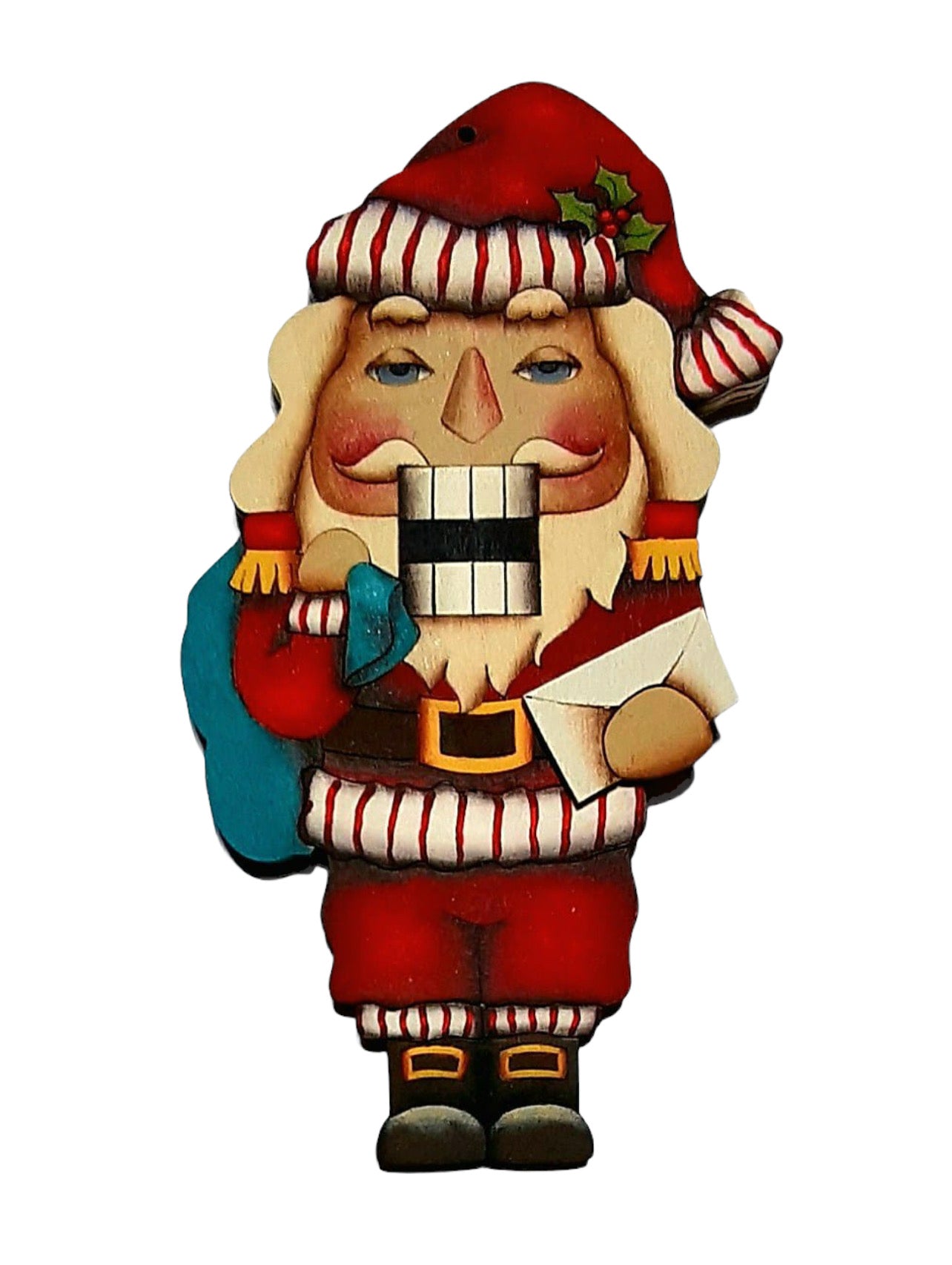 Sagoma Nutcracker Santa by Anita Campanella Out of the Wood