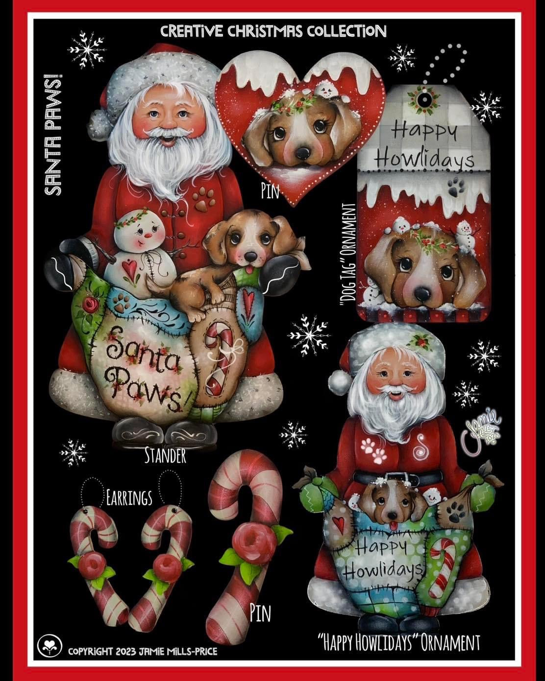 Creative (Santa) Christmas Collection Home club 2023 by Jamie Mills Price Out of the Wood
