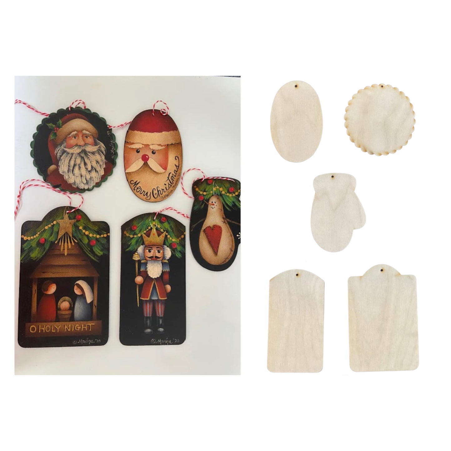 SAGOME ORNAMENT pattern-“Treasured ornament box” by Maxine Thomas Out of the Wood