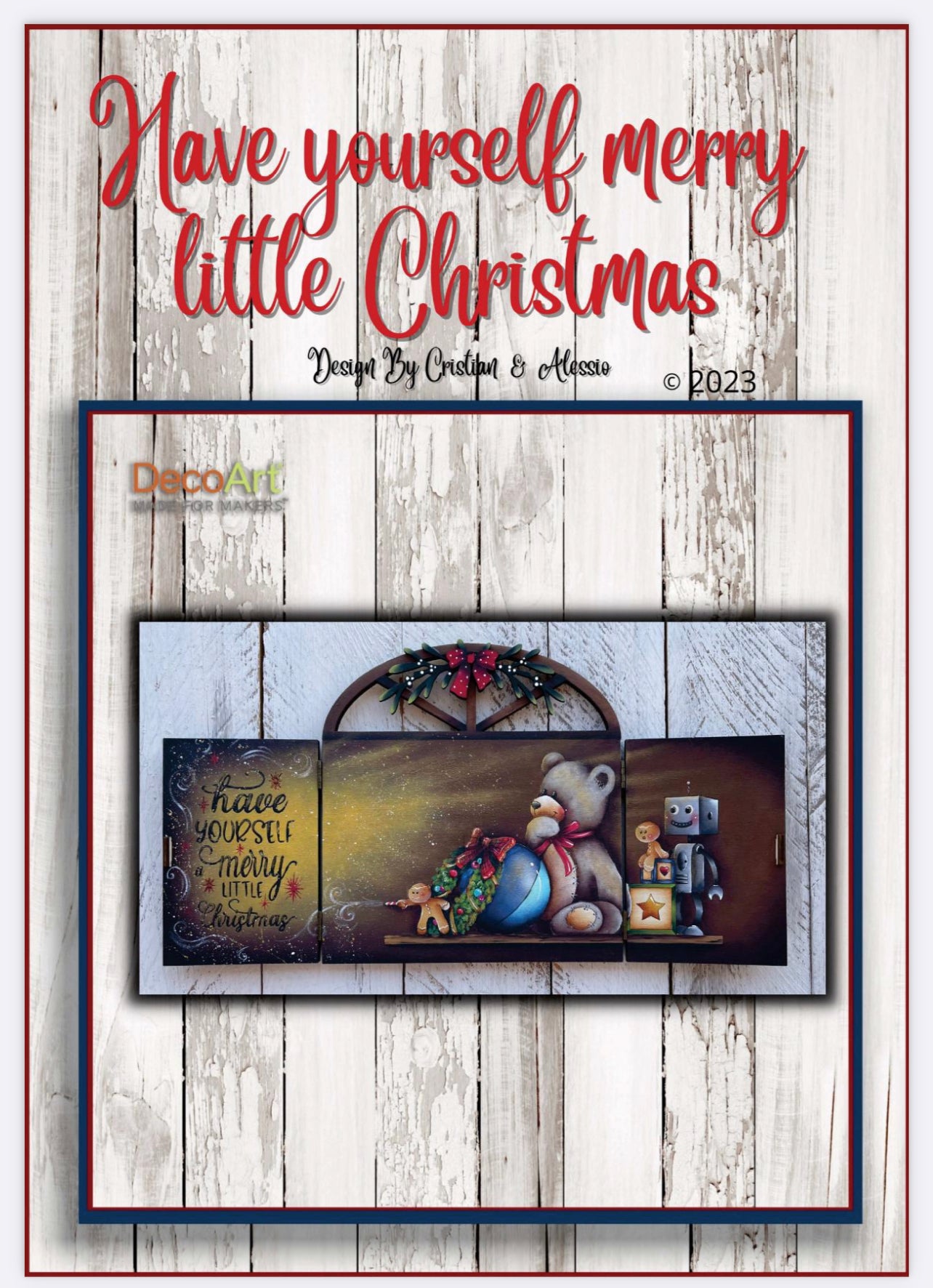 Have yourself Merry little Christmas e-pattern ( ITALIANO ) Out of the Wood
