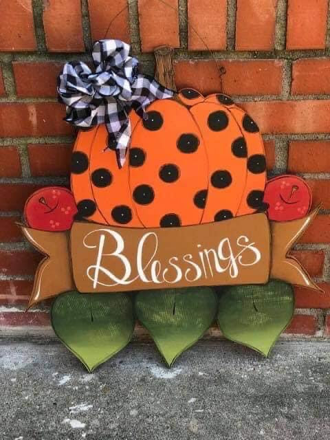 Sagoma Blessing door hanger 35 cm Out of the Wood