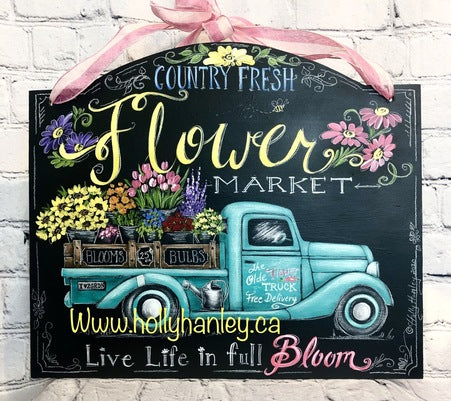 CARTAMODELLO - Flower market by HOLLY HANLEY (TRADOTTO IN ITALIANO) Out of the Wood