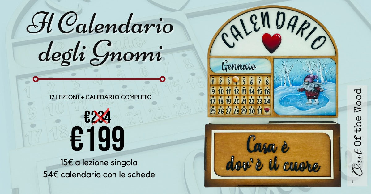 Calendario degli gnomi Out of the Wood