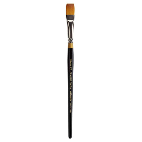 KINGART® Original Gold® 9550 Wash Glaze Series, Premium Golden Taklon Multimedia Artist Brushes Out of the Wood