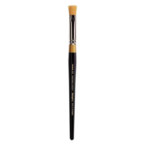 KINGART® Original Gold® 9875 Wavy Specialty Stippler Series, Premium Golden Taklon Multimedia Artist Brushes Out of the Wood