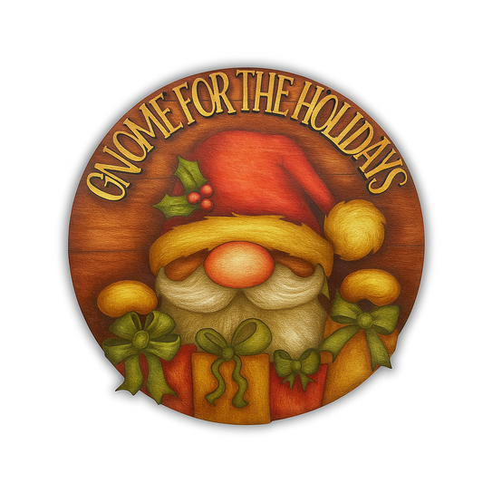 Fuoriporta gnomo Natale Out of the Wood