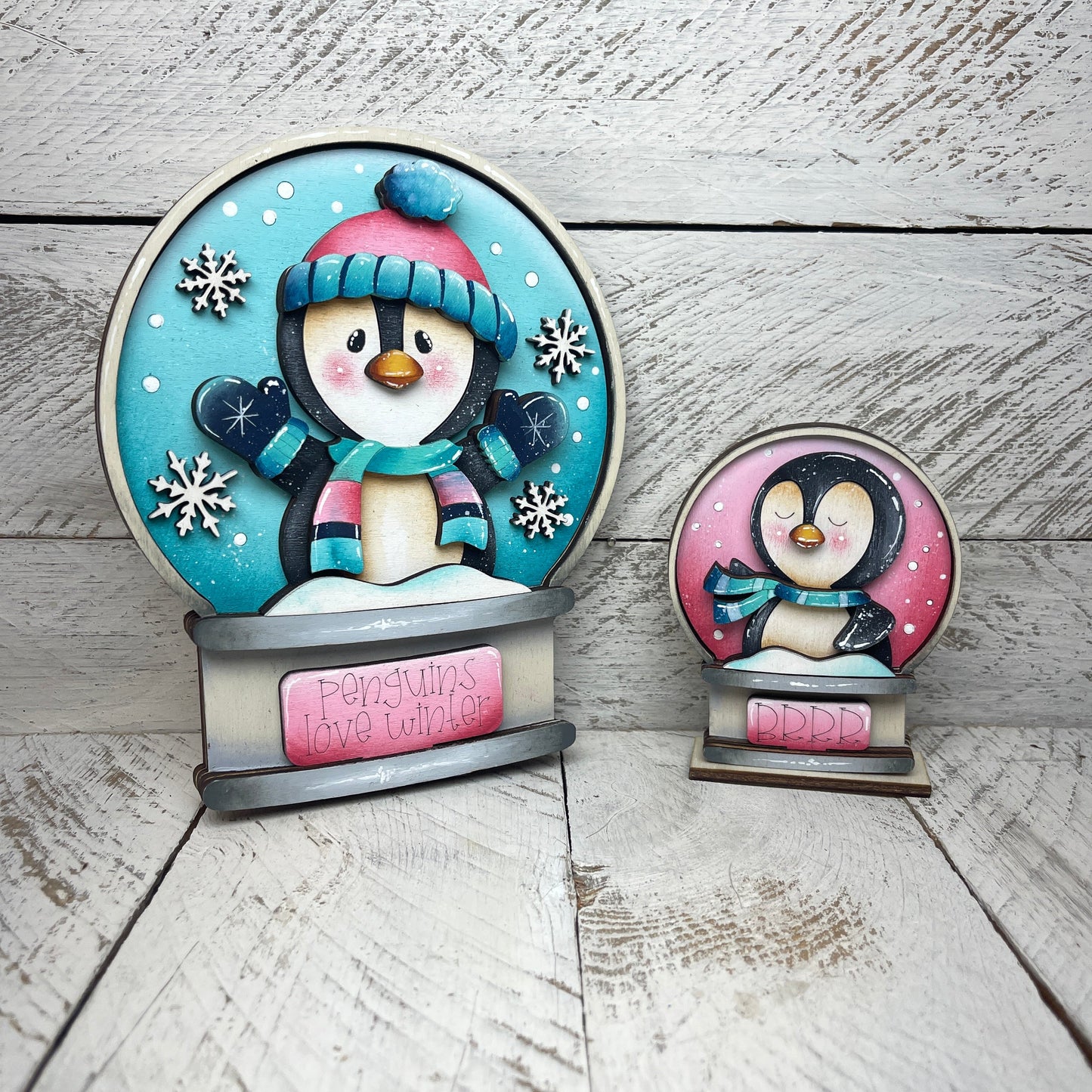 Sagoma pinguino per Snow globe intercambiabile Out of the Wood
