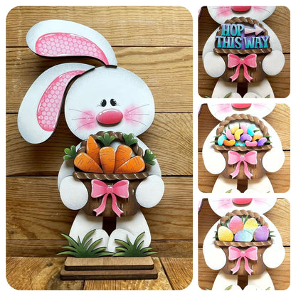 Funny Bunny con cesto intercambiabile Out of the Wood