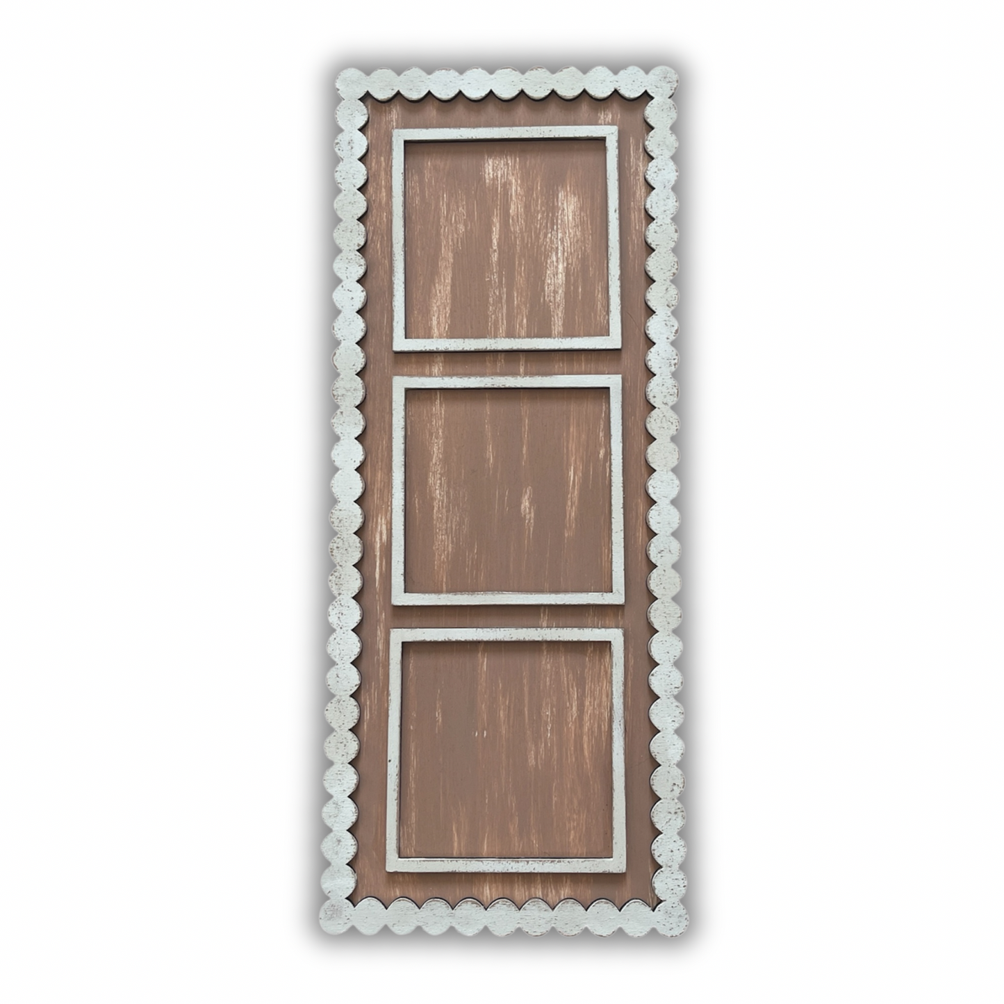 Cornice a tondi per inserti quadrati grandi 10x10cm Out of the Wood