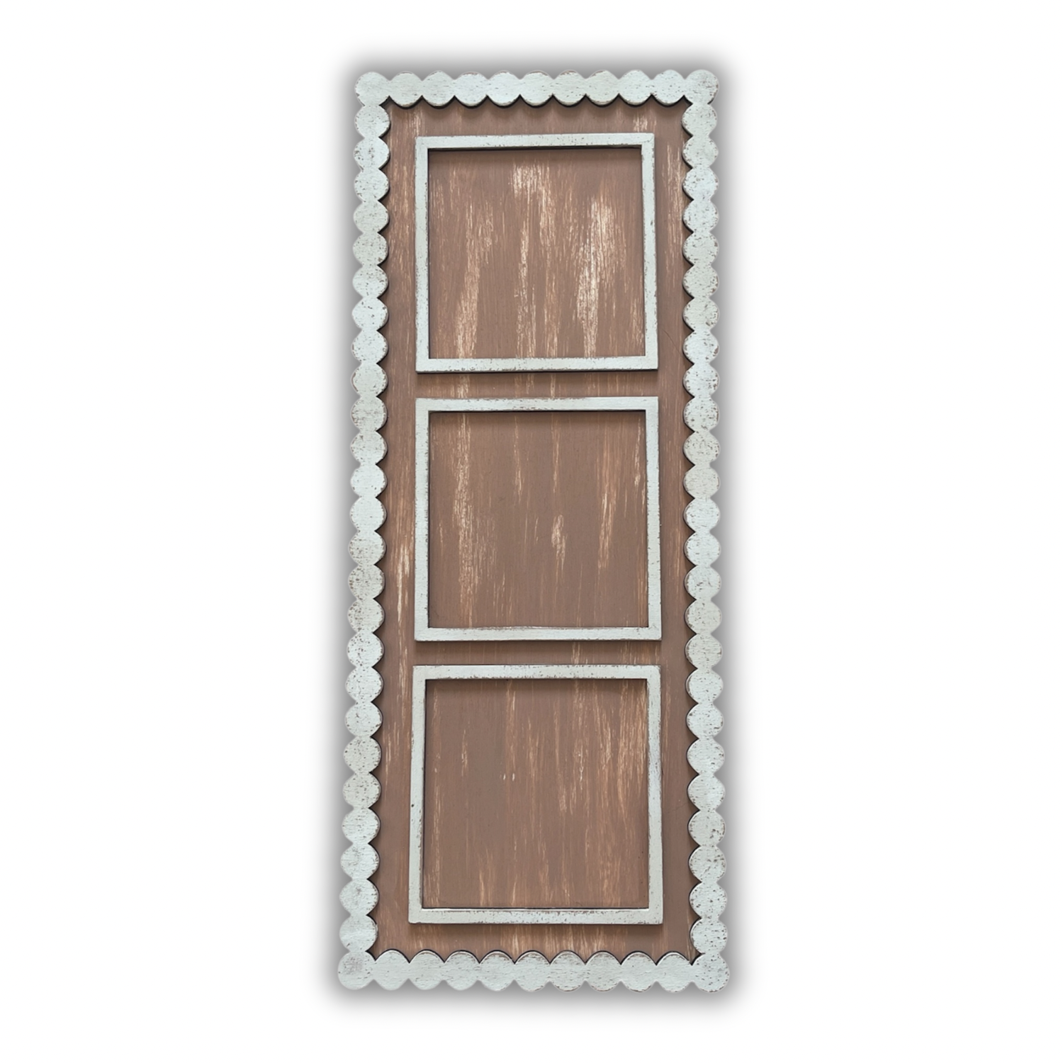 Cornice a tondi per inserti quadrati grandi 10x10cm Out of the Wood